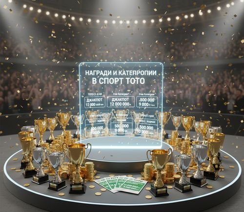 Награди и печалби от Спорт Тото - категории, джакпоти и суми за всяка игра