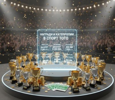 Награди и печалби от Спорт Тото - категории, джакпоти и суми за всяка игра Награди и печалби от Спорт Тото - категории, джакпоти и суми за всяка игра